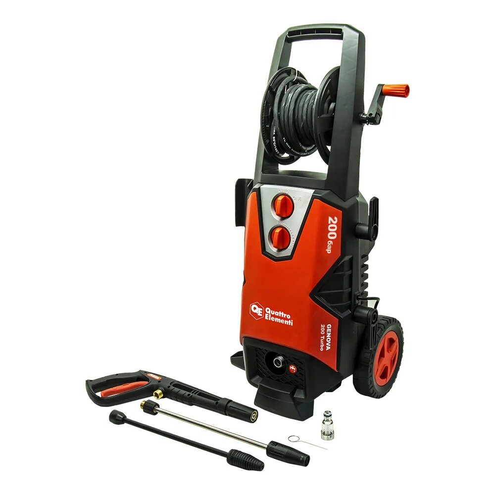 Какое же длинное название - QUATTRO ELEMENTI GENOVA 200 Turbo! А вот сам аппарат очень даже симпатичный и навороченный