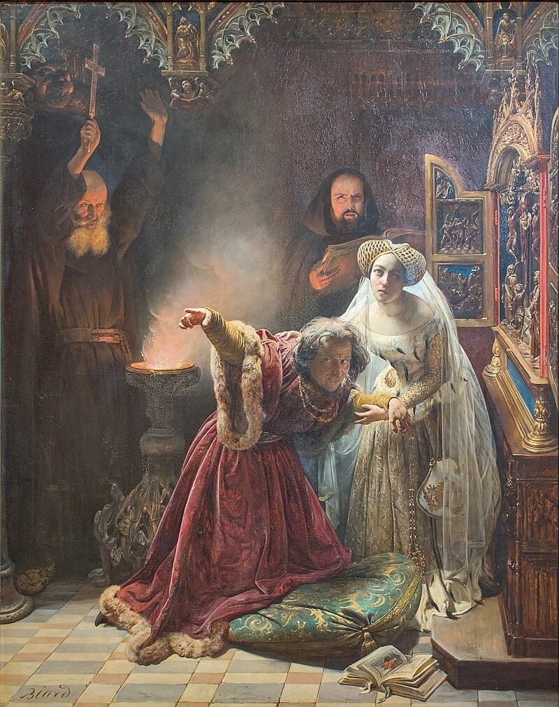 Карл VI и Одетта Шамдивер