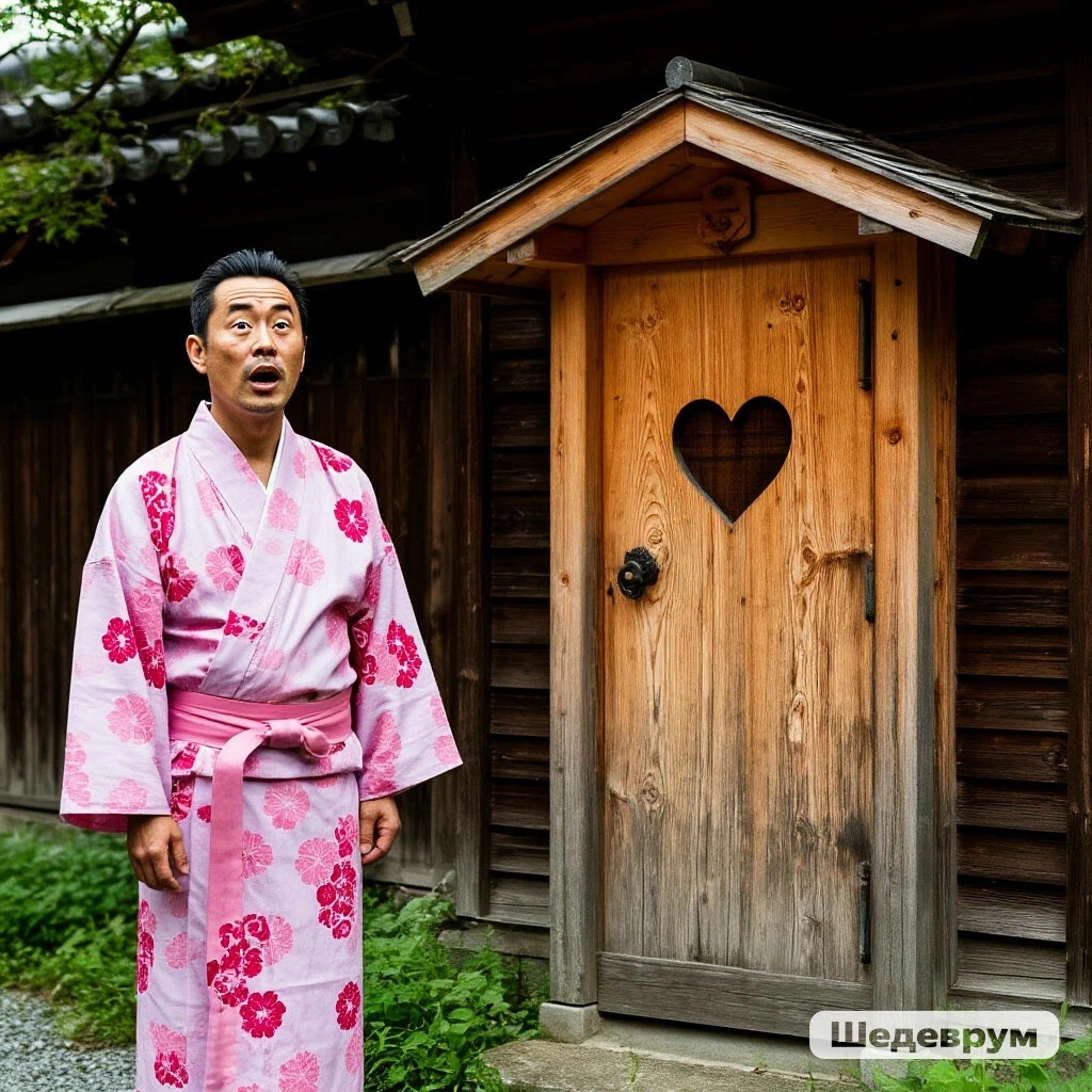 Ох, как же долго я ждала от Шедеврума вменяемой картинки "русского туалета"