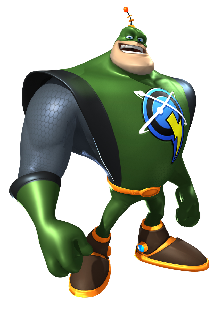 Капитан Кварк (Captain Qwark) - пародийный супергерой