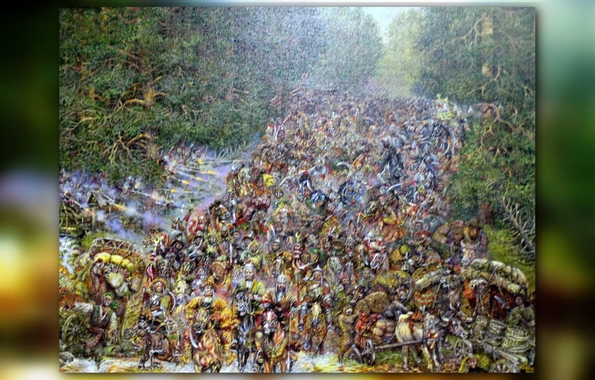 Разгром арьергарда войска крымского хана.