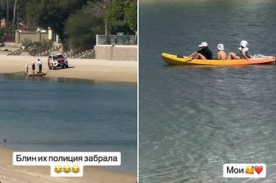 Кадры из видео Оксаны Самойловой