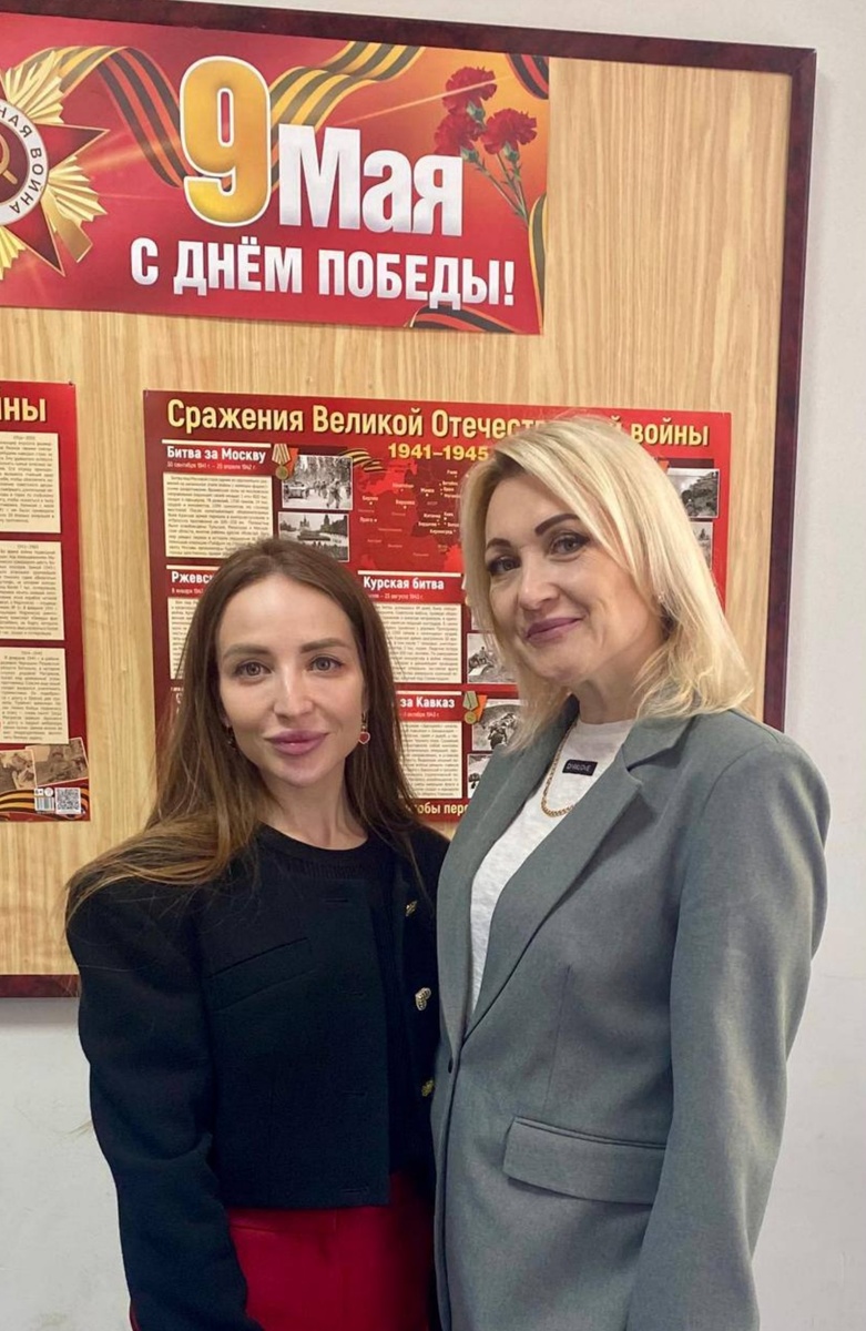 Ксения Мосунова на открытии музея Победы