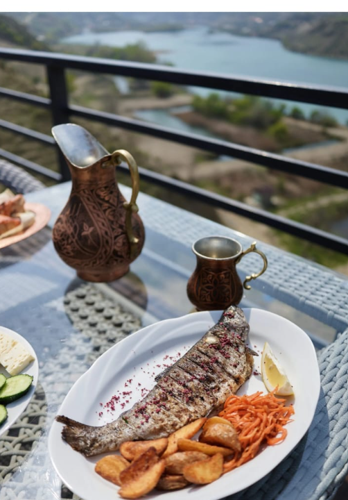 Форелевое хозяйство на Сулакском каньоне