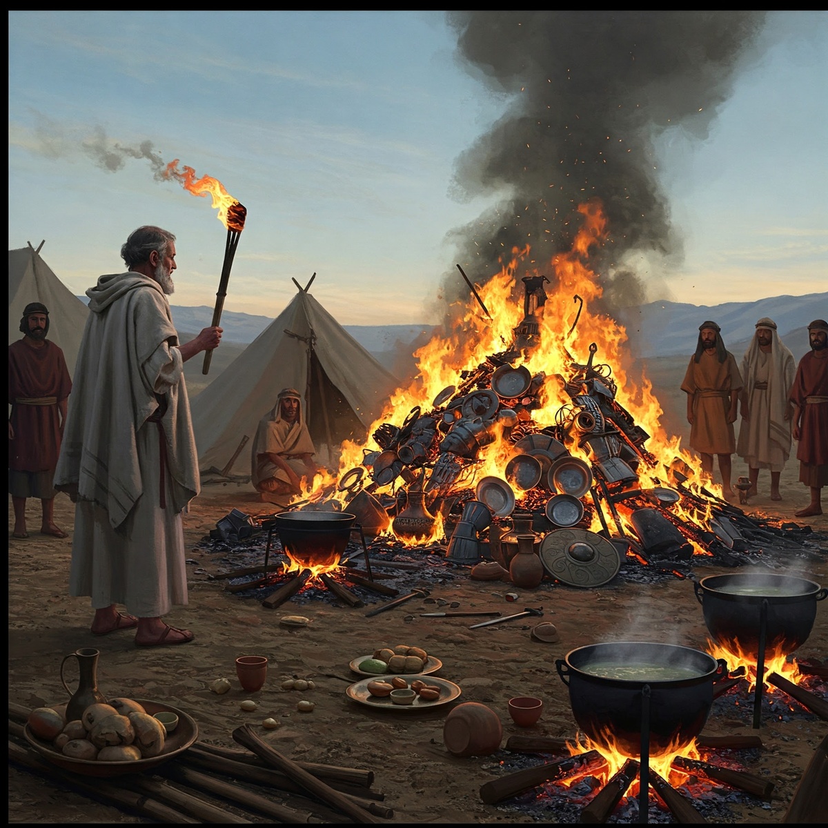 Purification through fire and boiling water.