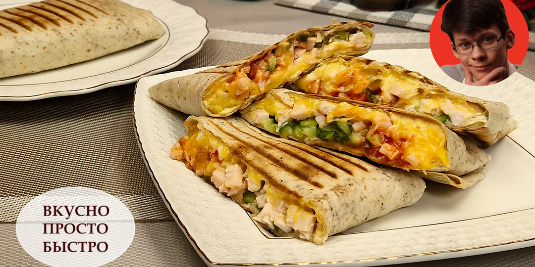 Домашняя шаурма из лаваша на каждый день. Готовится просто, получается вкусно