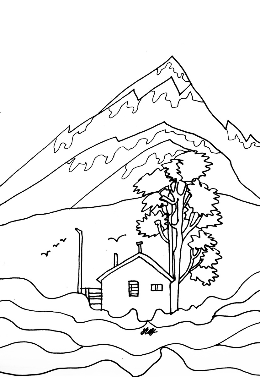 Работа из скетчбука: City stories vol. 1