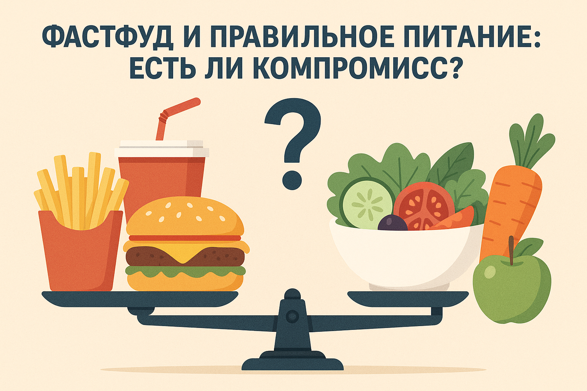 Фастфуд и правильное питание: есть ли компромисс?  