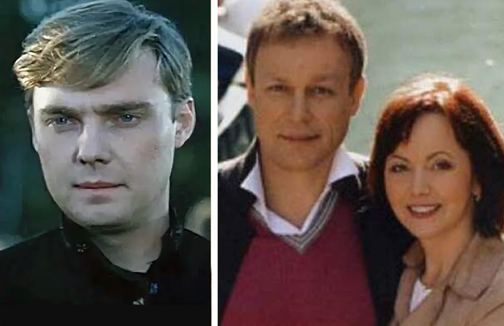 Андрей Ярославцев. Справа Сергей Жигунов и Вера Новикова