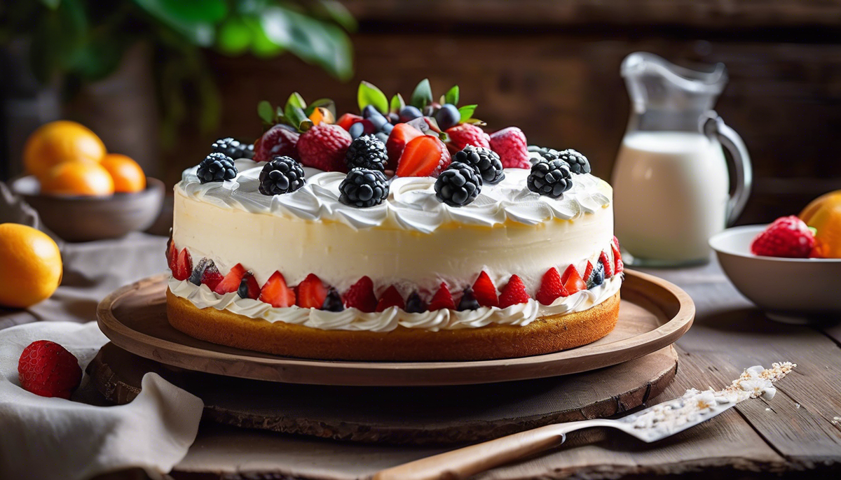 Сметанный торт