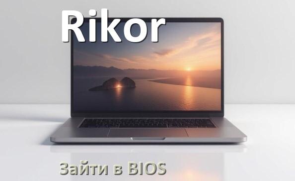 
Как в ноутбуке Rikor зайти в BIOS
