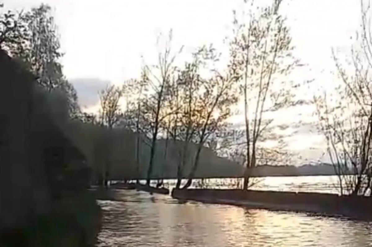    В Красноярском крае приостановили движение транспорта из-за подтопления