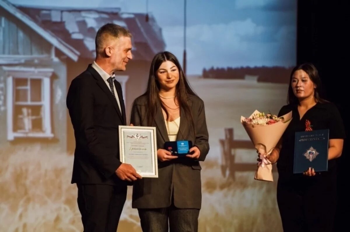    На Камчатке Софию Ткачеву наградили премией «Горячее сердце»