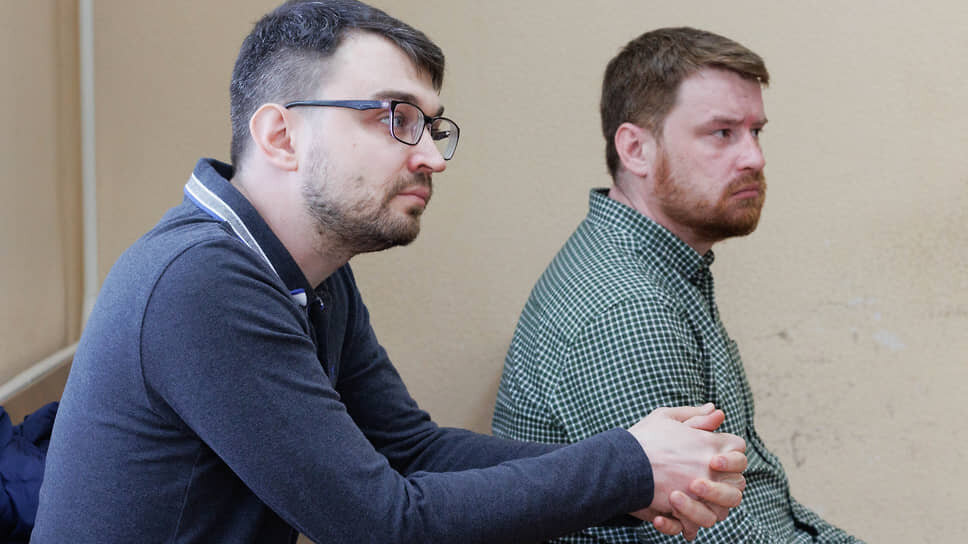 Владимир Путилин и Станислав Штукатуров во время заседания суда.📷Фото: Марина Молдавская / Коммерсантъ