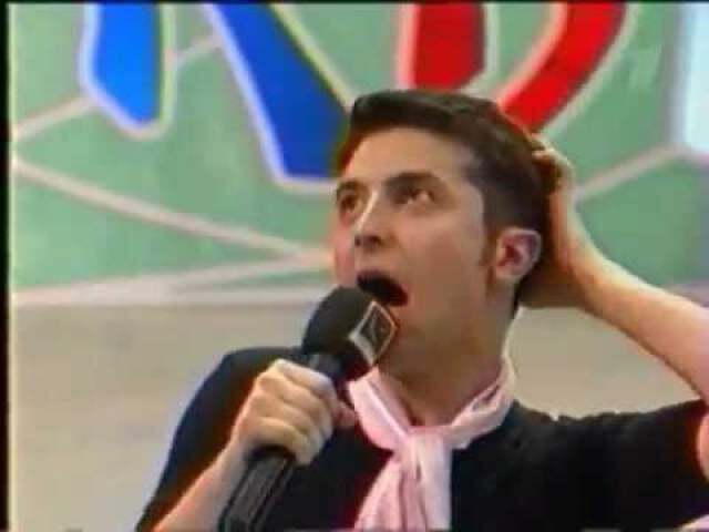    Зеленский в КВН, 2002 год. Кадр телетрансляции