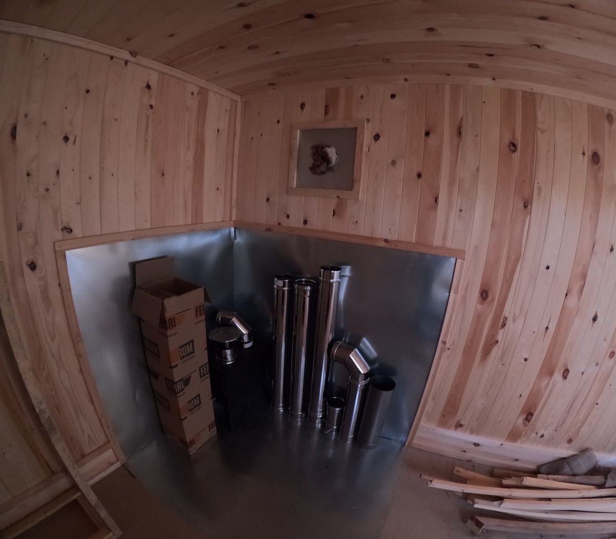 Печка и куча труб