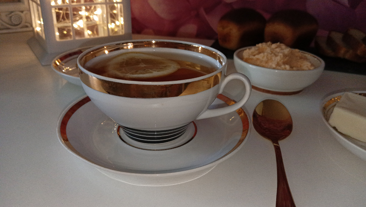 Детали сервировки. Фото автора