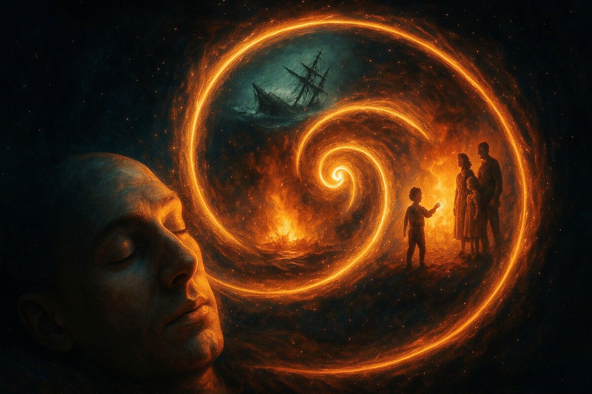 Может, сон - это не отключение, а соединение с тем, что скрыто от нас днём?