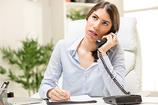 Разговор по телефону.