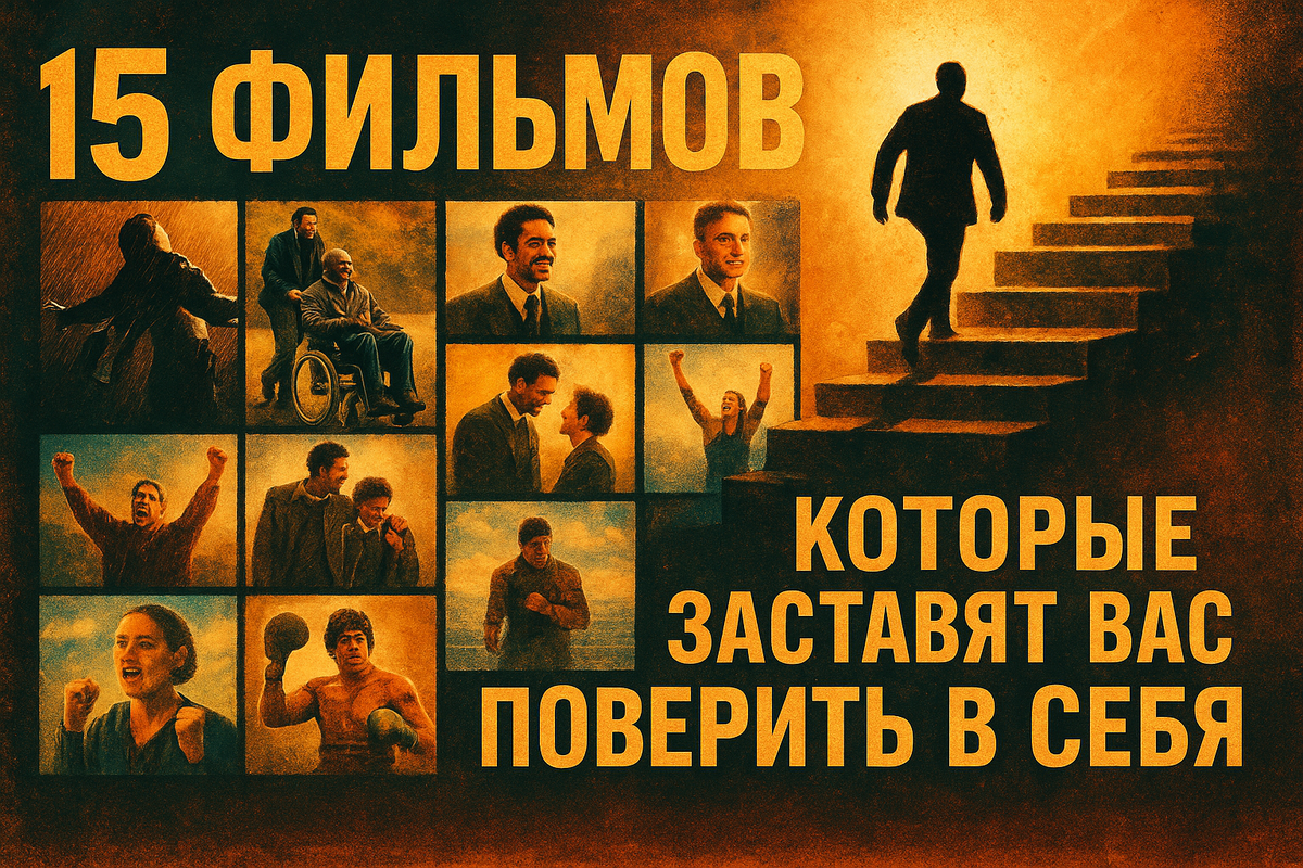 Топ 15 фильмов, которые заставят вас поверить в себя