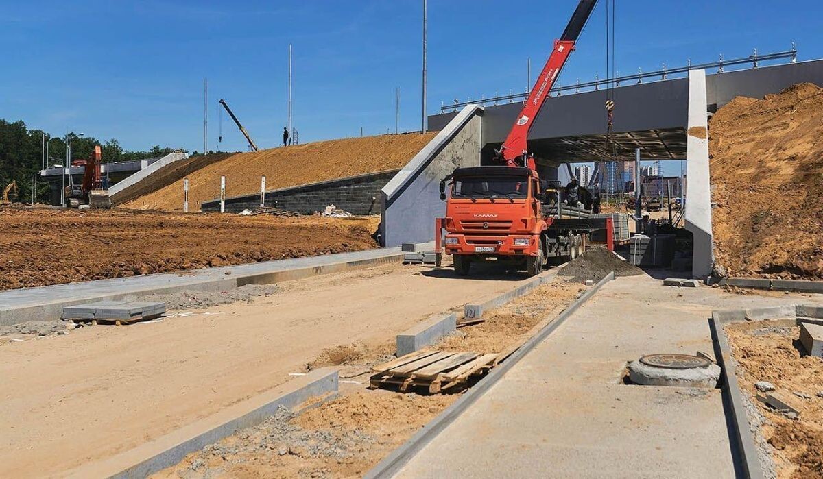     Строительство дороги. Источник: mos.ru Автор фото: Пресс-служба Мэра и Правительства Москвы