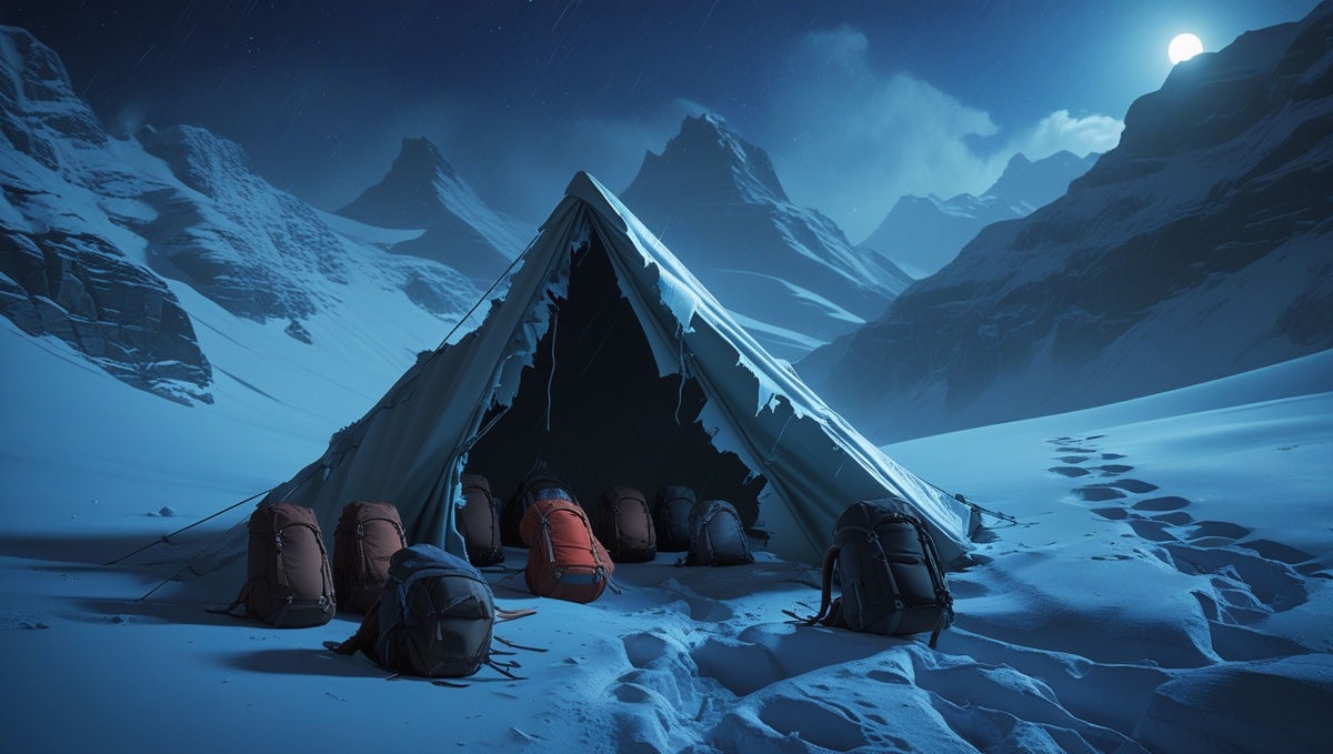 Когда нашли палатку группы Дятлова, она оказалась разрезана изнутри, а рядом на снегу обнаружили странные следы.