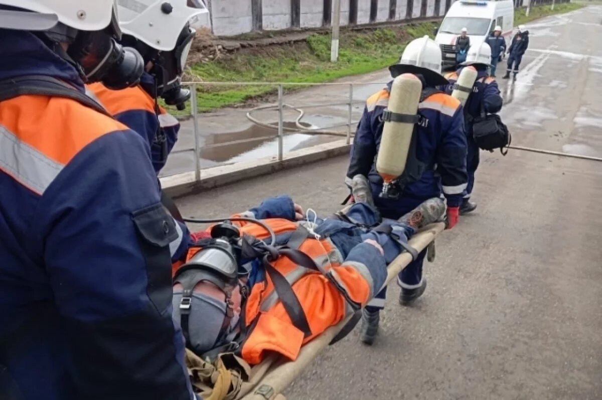    Оренбургские спасатели провели ученияна предприятии «Уральский бройлер»