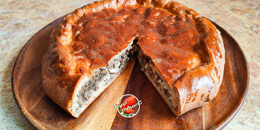 Рецепт Пирог с мясом и яйцами по рецепту 1861 года