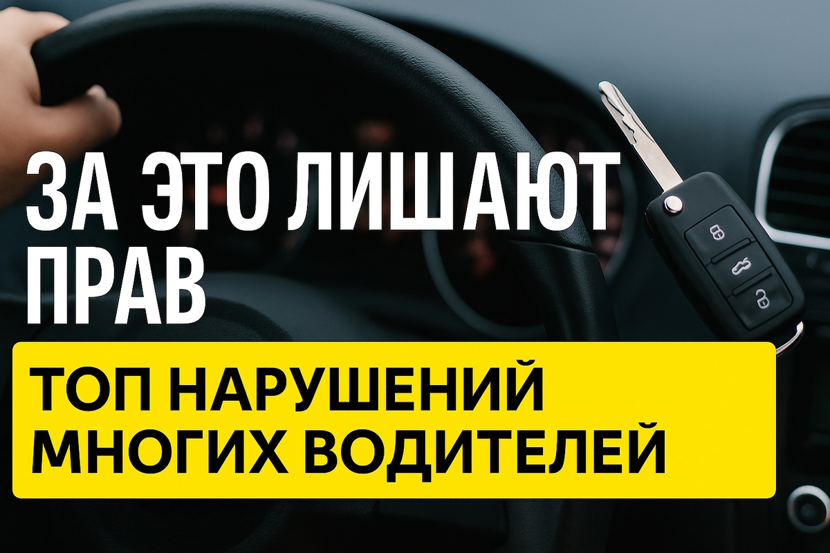 Мы подготовили полный перечень нарушений ПДД, за которые можно лишиться прав. 