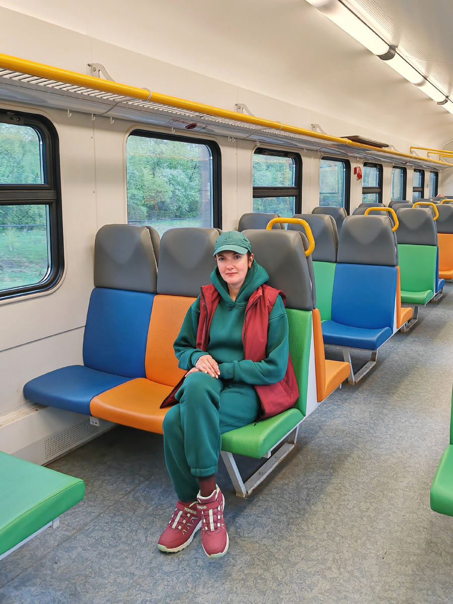 В электричке 