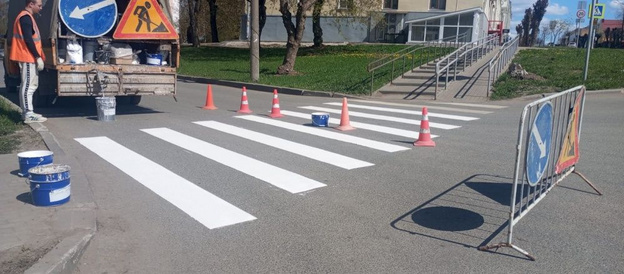    Киров покрывается разметкой: основные работы завершат в мае