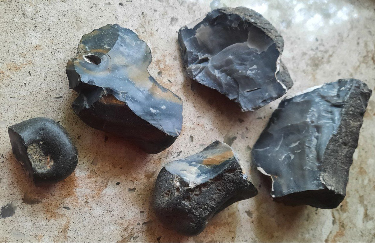 Кремень из села Хамышки, Республика Адыгея России