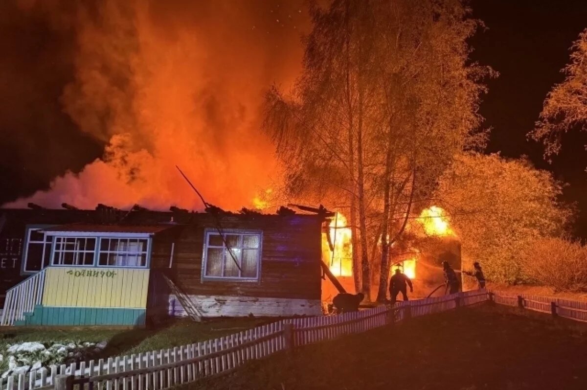    В Иркутской области сгорел детский сад