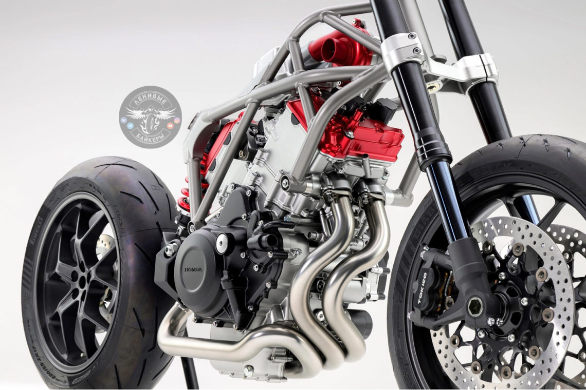 Honda представила инновационный двигатель V3 с электронным нагнетателем