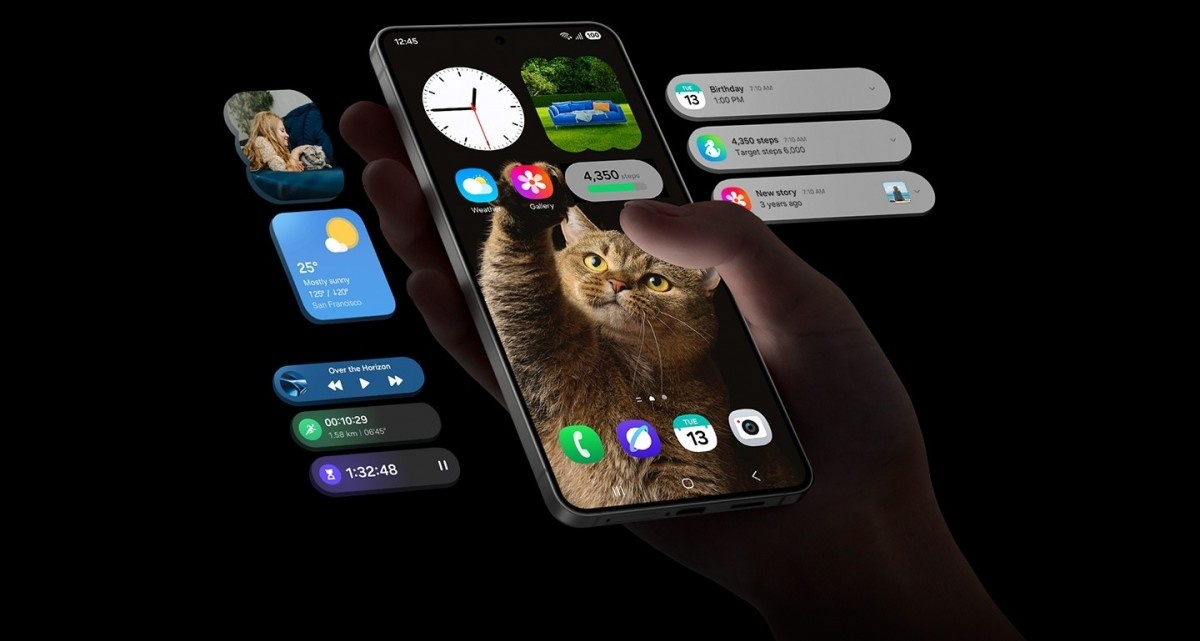 Габариты экрана у смартфона стандартные