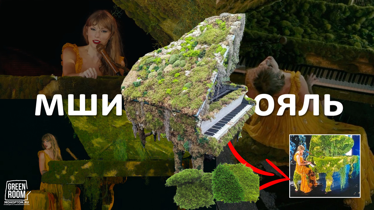 МШИСТЫЙ РОЯЛЬ Тейлор Свифт, читай гайд по озеленению музыкального инстрмента