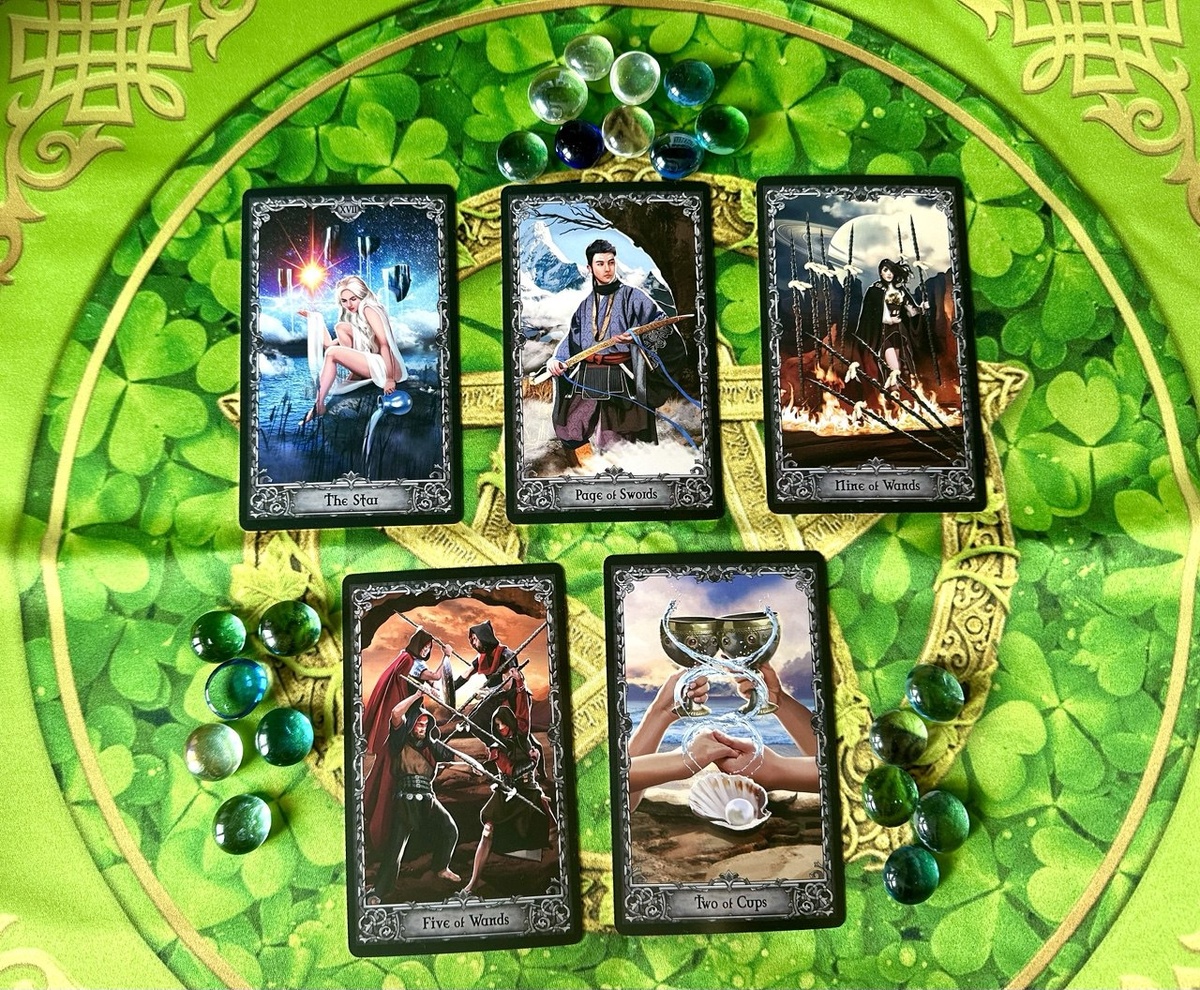 Карты расклада. Таро "Мир видений"