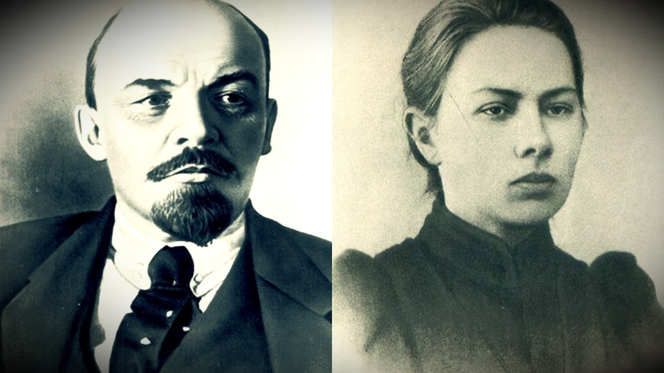 Надежда Крупская и ее муж Ленин. Изображение взято с Яндекс картинок.