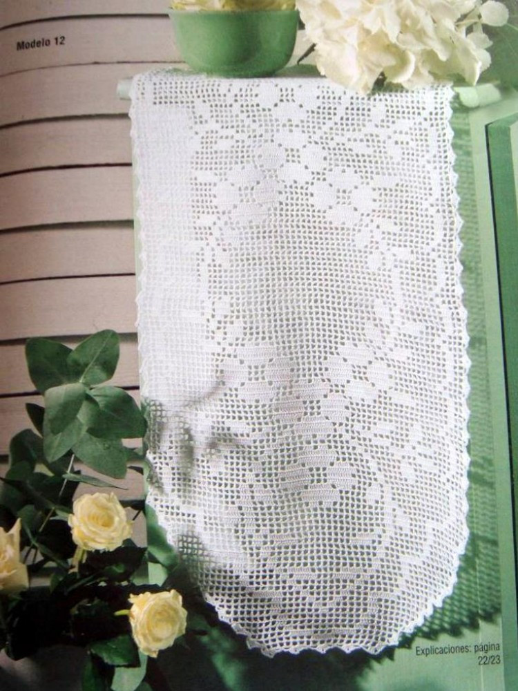 Филейная дорожка на стол