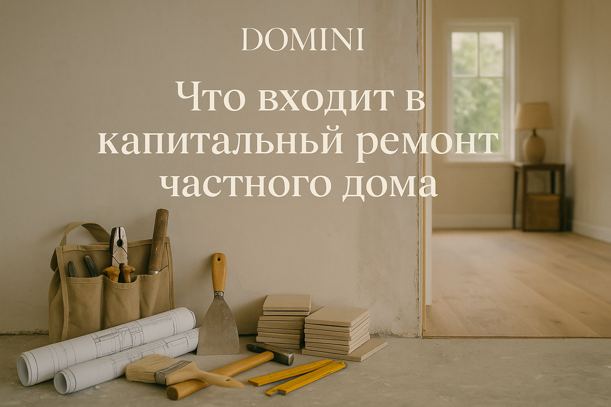   Капитальный ремонт частного дома: как избежать ошибок и затрат