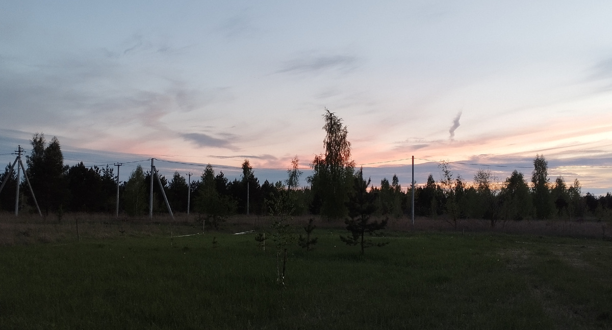 Тёплый весенний вечер у нас в Жэ Пэ. Фото из личного архива.