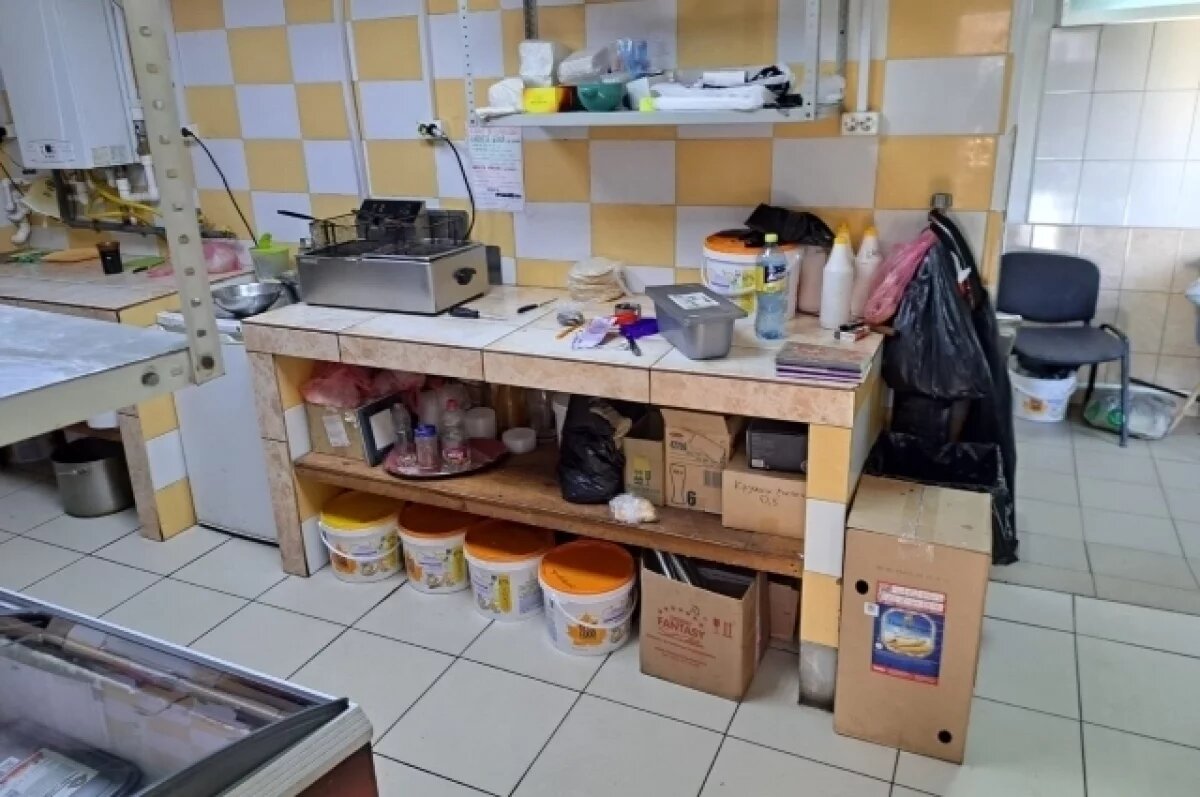    Кухня, на которой девочке приготовили картошку.