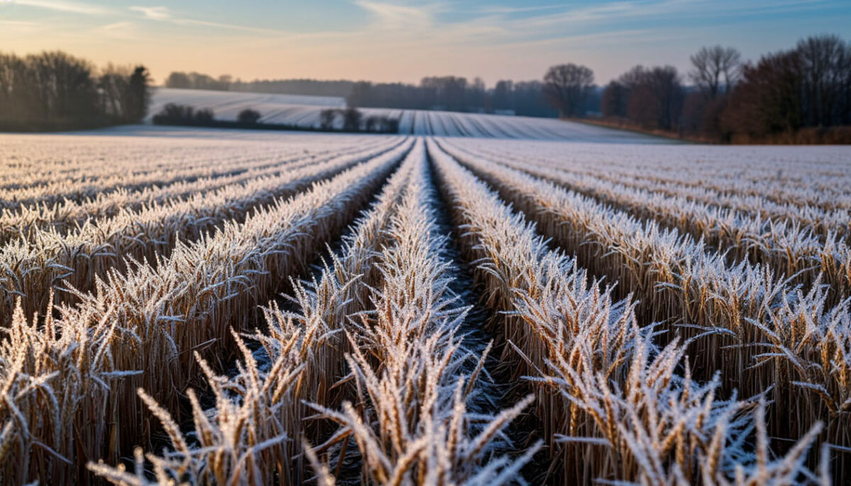    Заморозки повредили более 30 тысяч гектаров посевов в Воронежской области сгенерировано ИИ Шедеврум