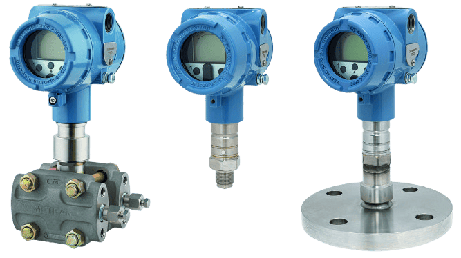 Рис 1. Внешний вид нескольких исполнений модернизированного датчика давления «Метран-150»
