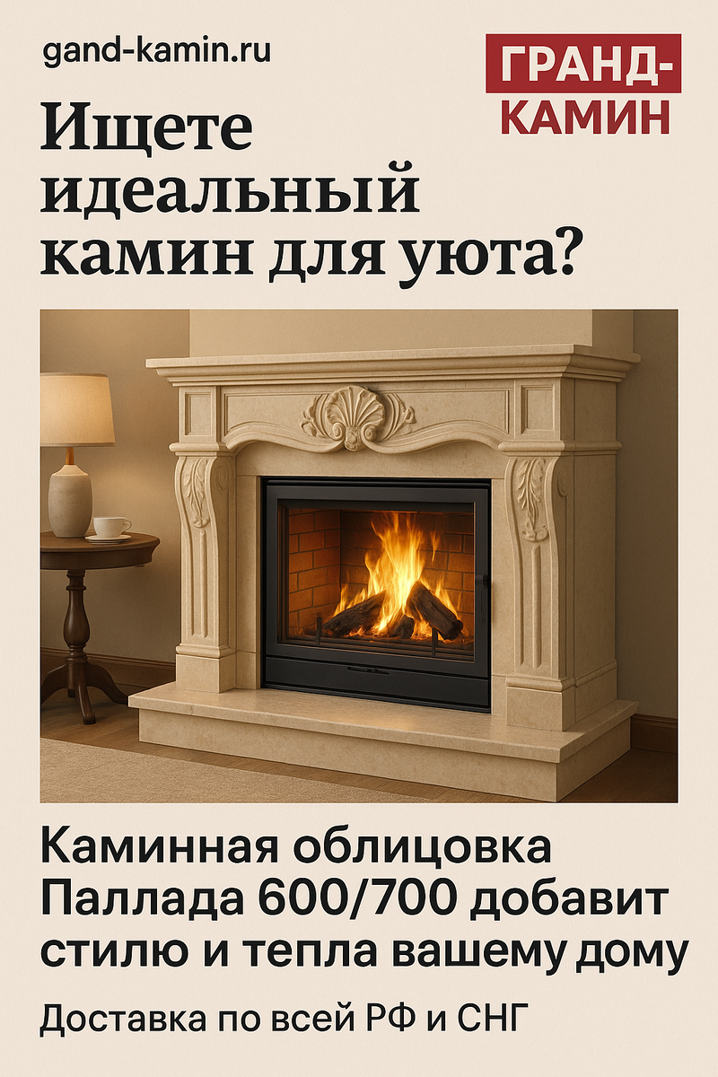    Каминная облицовка Паллада: как создать уют в доме и сэкономить на отоплении Kamin