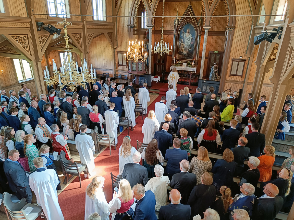 Фото автора с конфирмации