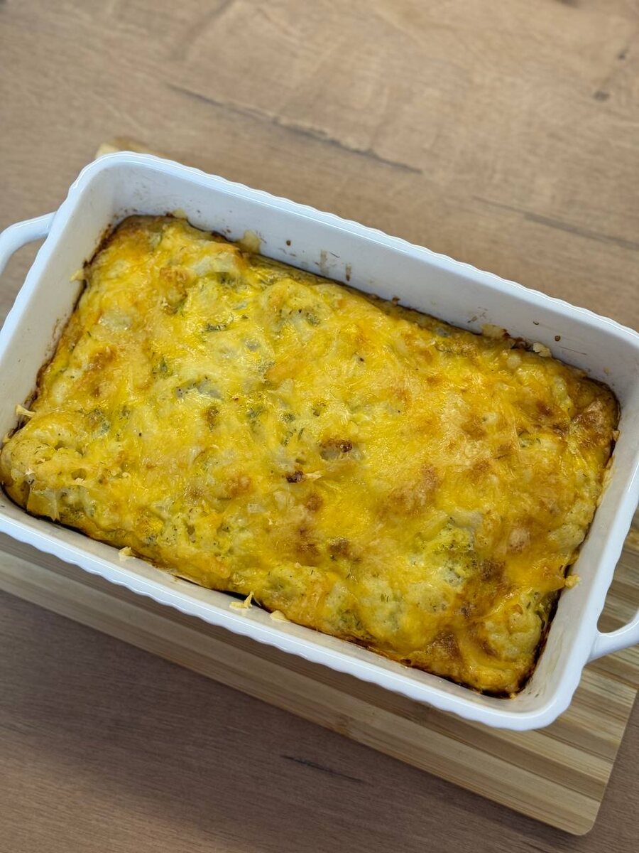 Запеканка из цветной капусты 