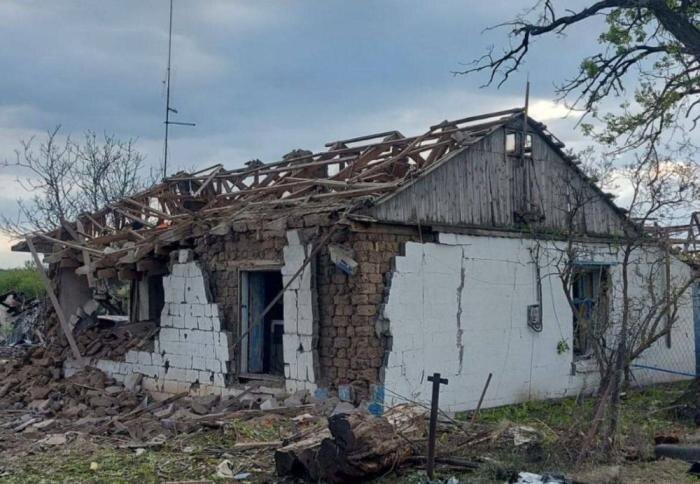 Уничтоженный УМПК ПВД ВСУ в Великомихайловке Днепропетровской области, источник Телеграм-канал Хроники Гераней