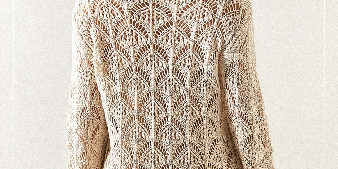 Почему звезды носят ажурный трикотаж. Вяжем красивую обновку к лету