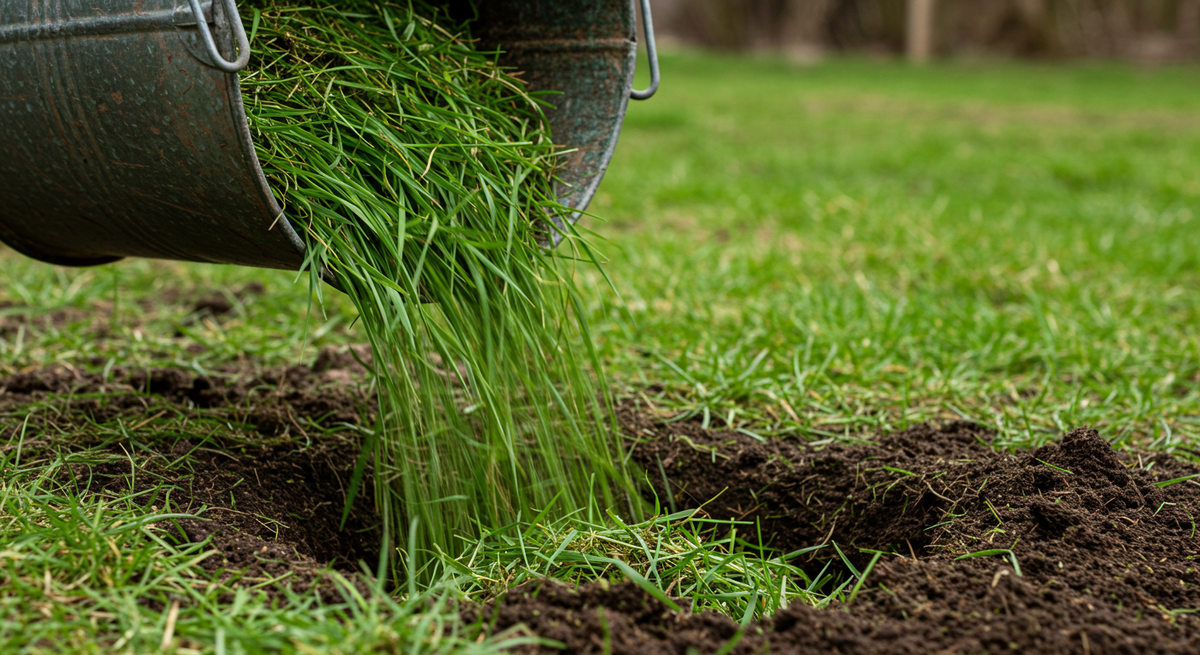 Трава должна быть свежей, а не сухой